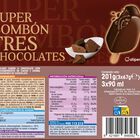Helado super bombón Alipende 270ml 3 uds tres chocolates