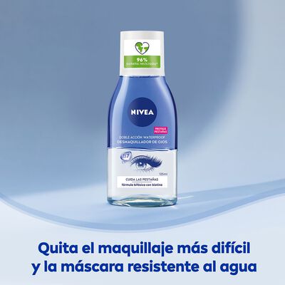 Desmaquillador ojos Nivea 125ml doble acción para el contorno