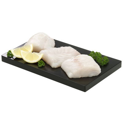 Bacalao fresco por media pieza o pieza entera peso aproximado 3kg