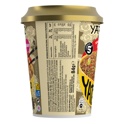 Yarroz Yatekomo con ternera y salsa de soja 84g