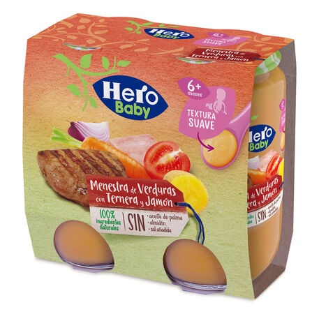 Tarro Hero baby menetra-ternera 235g p2