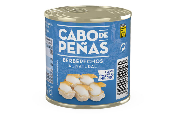 Berberechos Al Natural Cabo de Peñas 90g