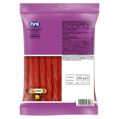 Regaliz Fini 150g torcida de fresa