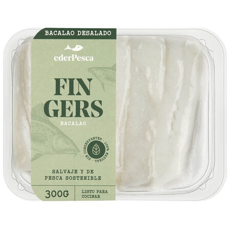 Bacalao desalado fingers Ederpesca 300g