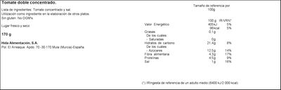 Tomate Hida bote 170g doble concentrado