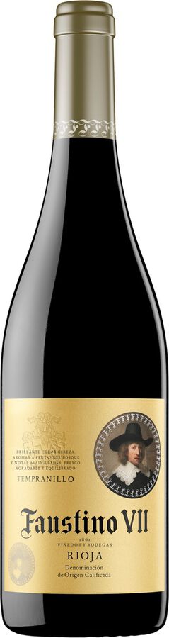 Vino tinto DO Rioja Faustino VII tempranillo