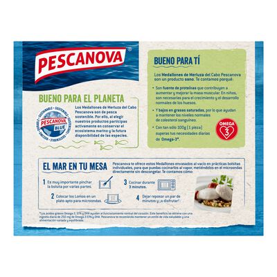 Medallones de merluza Pescanova 400g