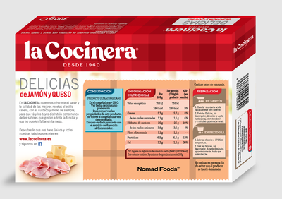 Delicia Jam&oacute;n y Queso Cocinera 300g