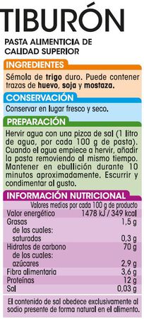 Tiburón Alipende 500g