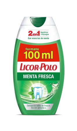 Pasta de dientes Licor del Polo 100ml 2en1 menta