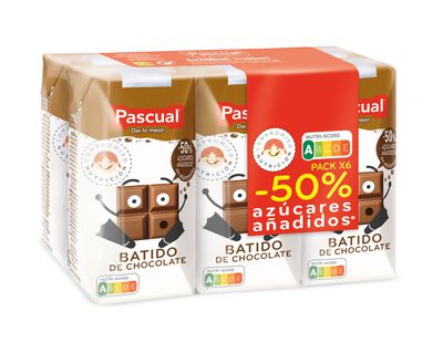 Batido Pascual 200ml pack 6 chocolate