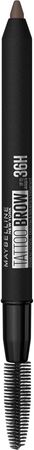 L&aacute;piz de cejas Maybelline Tattoo Brow 07 deep brown