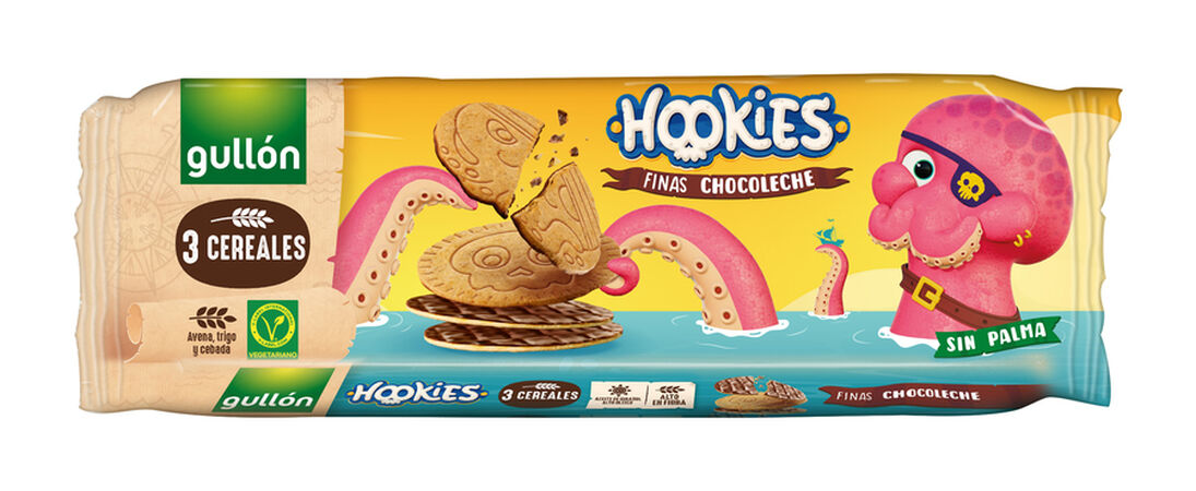 Galletas finas de chocolate hookies Gullón 160g