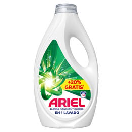 Detergente liquido Ariel 25+5lav original