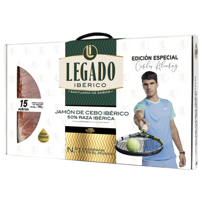 Maletín Jamón Cebo Ibérico Legado 15X50G