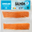 Salmón en porciones con piel 250g
