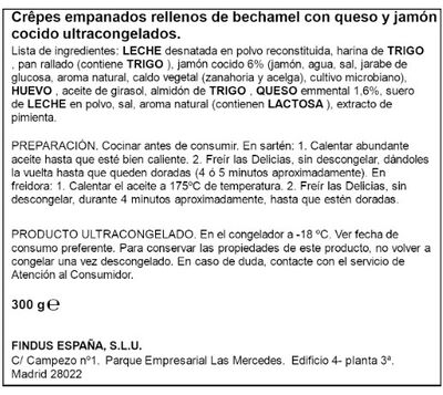 Delicia Jam&oacute;n y Queso Cocinera 300g