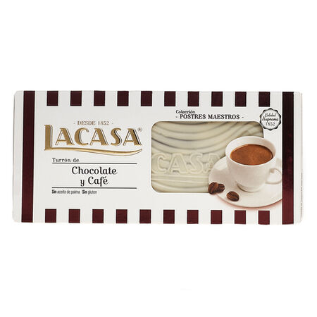 Turrón sin gluten Lacasa 225g café calidad suprema