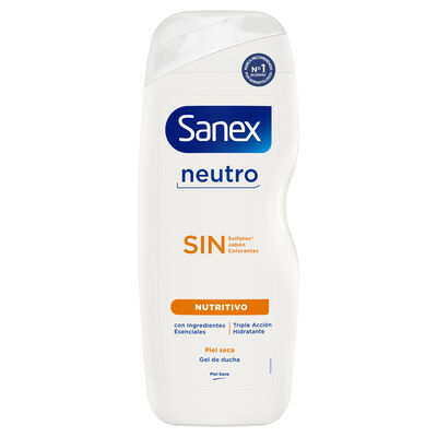 Gel de Ducha Sanex Neutro Nutritivo piel seca 600 ml