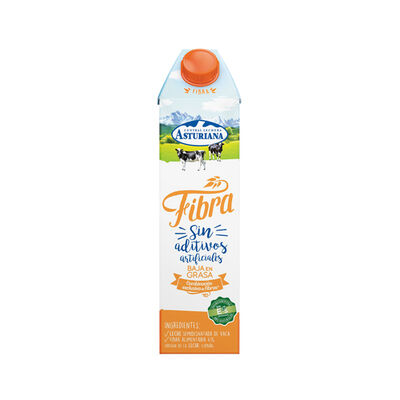 Bebida láctea Asturiana 1l fibra