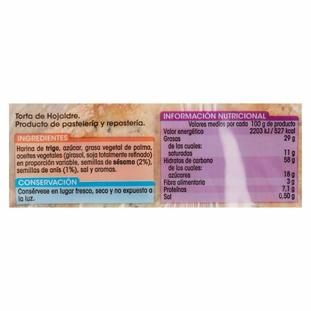 Tortas de hojaldre Alipende 400g