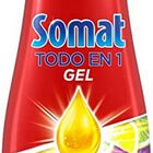 Detergente en gel para lavavajillas Somat 40 lavados limón