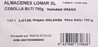 Cebolla Buti 750g