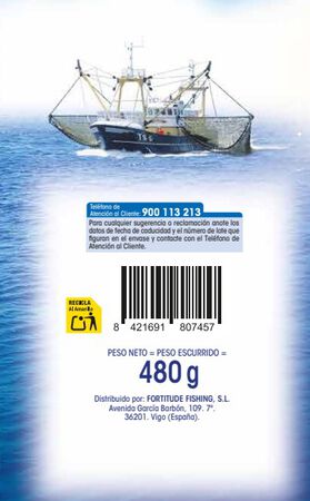 Rodajas merluza Alipende 480g