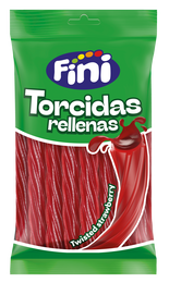 Regaliz Fini 125g torcidas rellenas con zumo de fruta