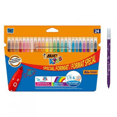 Rotulador Kids Bic 24 unidades Color