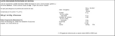 Yogur sin lactosa Kaiku pack 4 natural