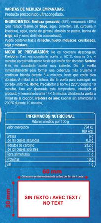 Merluza en varitas Alipende 500g