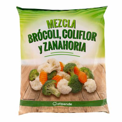 Mezcla verduras Alipende brócoli coliflor zanahoria 1kg
