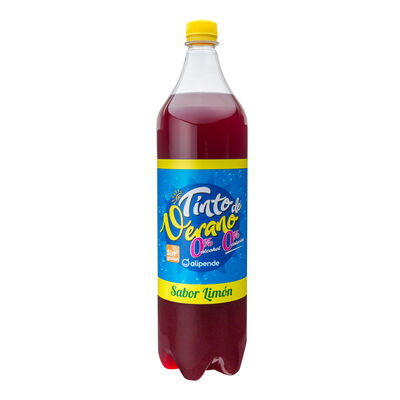 Tinto de verano sin alcohol Alipende 1,5l limón