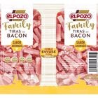 Bacon tiras sin lactosa 2x100g Elpozo Family