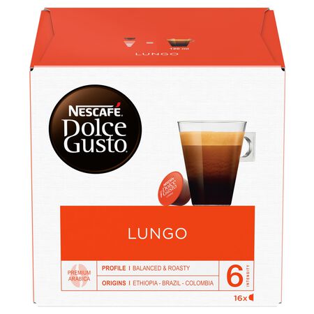 Café nescafé Dolce Gusto Lungo 16 cápsulas intensidad 6