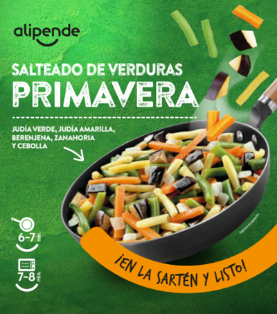 Salteado Alipende 600g verduras de primavera
