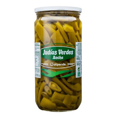 Judías verdes anchas sin gluten Alipende 360g