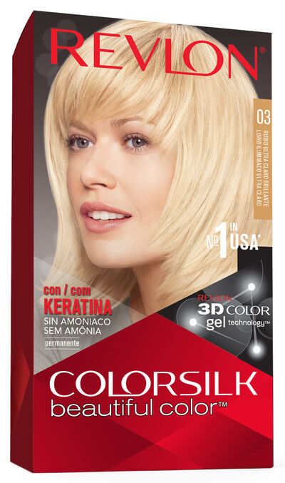 Tinte de cabello sin amon&iacute;aco Revlon Colorsilk n&ordm; 003 ultra claro brillante