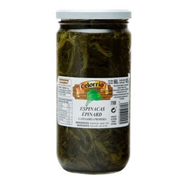 Espinaca Celorrio tarro de cristal 425g