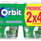 Chicles de hierbabuena Orbit 2 unidades 64gr