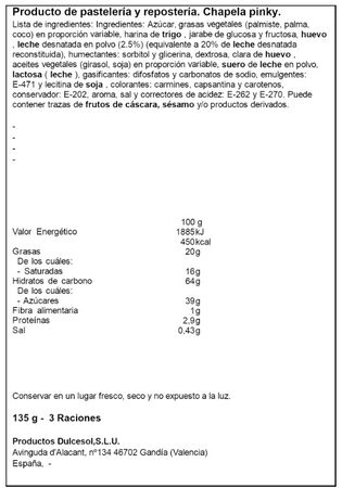Chapelas Dulcesol 3U Pinky