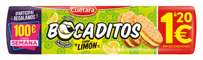 Bocaditos sabor lim&oacute;n Cu&eacute;tara 150 gr