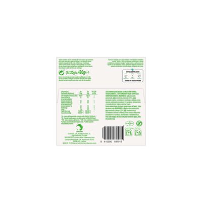 B&iacute;fidus Activia probiotico Zerooo Danone pack 4 con melocot&oacute;n