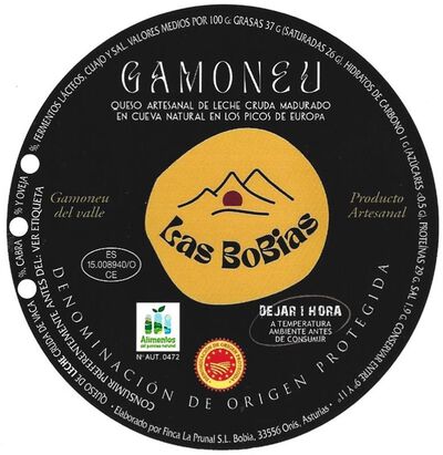 Queso DOP Gamoneu Las Bobias