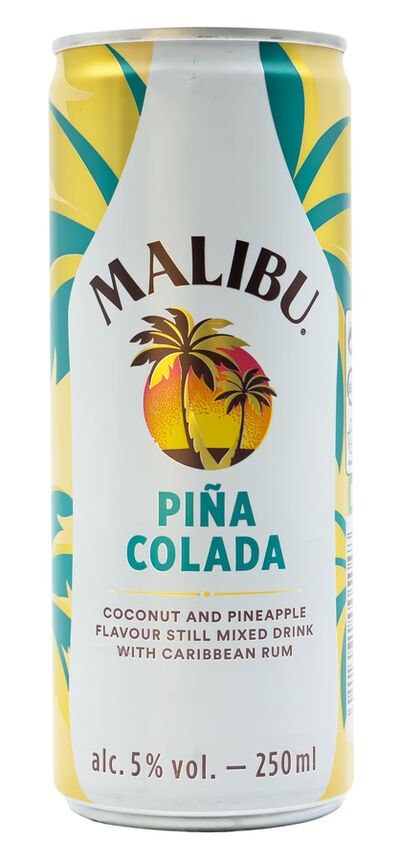 Malibú con piña colada 25cl