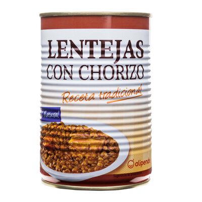 Lentejas Alipende 430g con chorizo