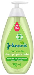 Champú infantil Johnson's 750ml camomila para un cabello brillante