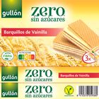 Barquillo relleno crema vainilla s/azúcar Gullón 180g