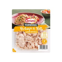 Tiras de pechuga de pollo topping Serrano 140g Natural